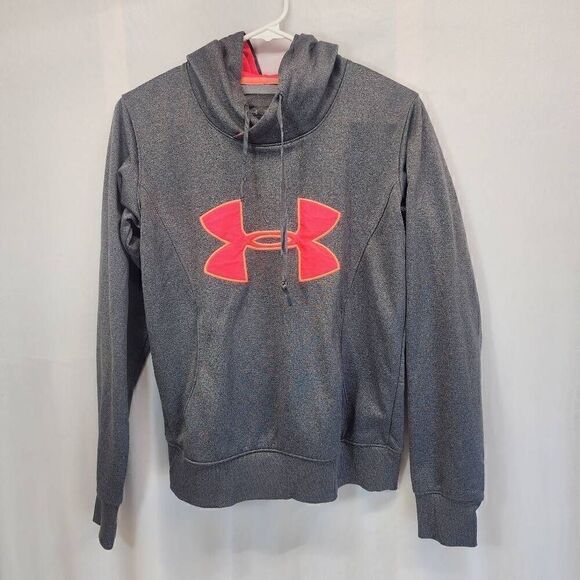 Under Armour Grey Women's Hoodie Semi Fitted Size Small  J4 - Picture 1 of 10